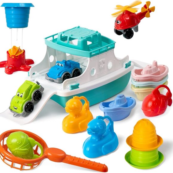 Brand new - Baby Bath Toys for Toddlers with Stacking Cups - Picture 5 of 9